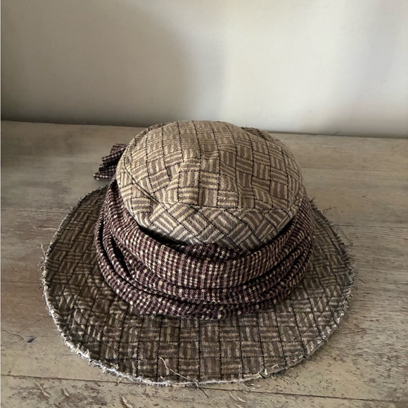 Shabby Chic Bohemian Slouchy Bow Hat - Picture 4 of 9